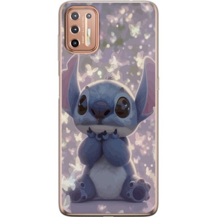 Kompatibel Mobilcover til Motorola Moto G9 Plus Stitch sød kawaii sommerfugle lys magisk Disney
