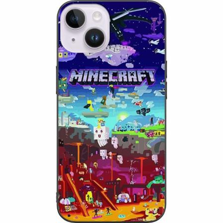 Apple Iphone 14 Svart Skal Minecraft