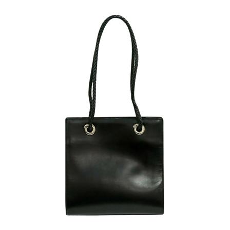 Cartier Vintage, Shoulder Bags Zwart, Dames, Maat:ONE Size,leer