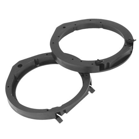 2ST Bilstereo Högtalaradapter Monteringsring Packning Dammtät Ersättning för FIT 2008 2014