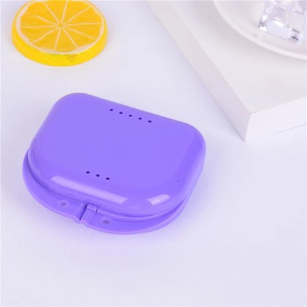 Dropship Tandprotese Boks Opbevarings Etui Dental Kunstige Tænder Enhed Beholder Tandprotese Opbevaringsbokse Rengøringsmiddel Levert