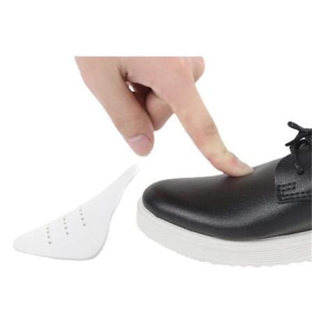 Et par sneaker-skjold anti-rynke shoestay til Air Force-sko, sneakers og casual sko, tåboks-foldbeskytter LWhite