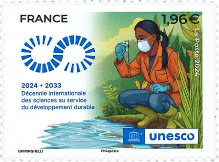 Frankrig - Unesco 2024 - Postfrisk frimærke
