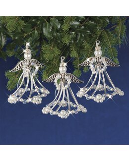 Askartelusetti Tannenschmuck Engel 3-er Pack