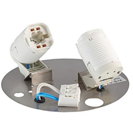 Ifö Electric 54047 Monteringsplåt 2x18W Gx24Q2, Belysning