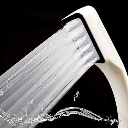 300 huller højtryksregnbruser vandbesparende 3 farver krom sort hvid sprøjtedyse badeværelsestilbehør