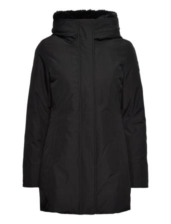 Boulder Faux Fur Parka WOOLRICH Black