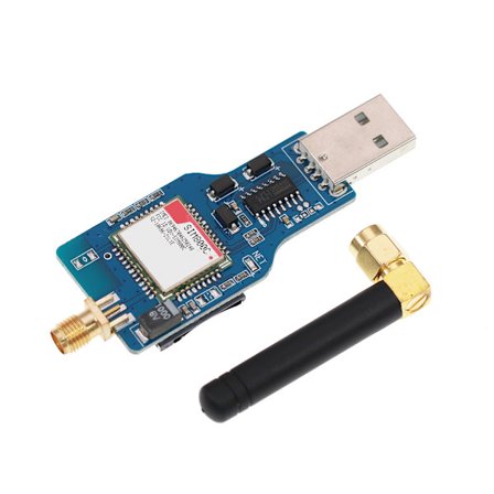 USB til GSM-modul, Quad-Band GSM/GPRS SIM800C SIM800-modul med trådløs Bluetooth-kompatibel 2,4 GHz-antenne