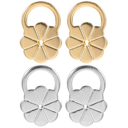 4st Metall Öronmutter Studs Öronmutter Studs Metall Öronmutter Örontillbehör