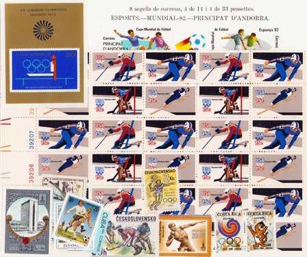 Sport - Frimærkepakke - Postfrisk