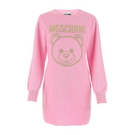 Moschino - Klänningar - Rosa - Dam - Storlek: S, Dam, Storlek: S