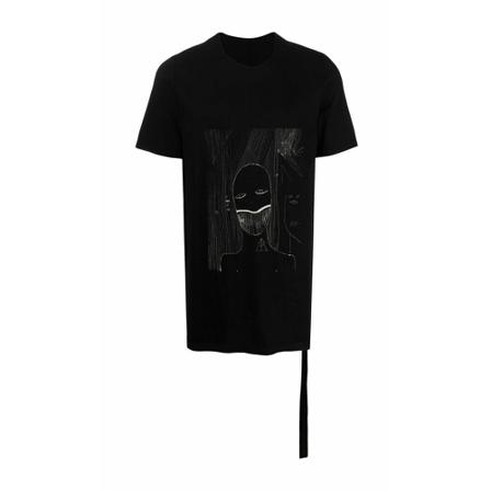 Rick Owens, T-Shirts Czarny, Mężczyzna, Rozmiar: L