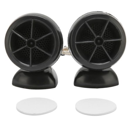 2 kpl Dome-diskantti 1200W Kaiutin Korkea Herkkyys Universaali Auton Äänentoistojärjestelmille Musta