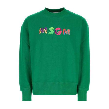 Msgm Sweatshirts Grøn, Herre