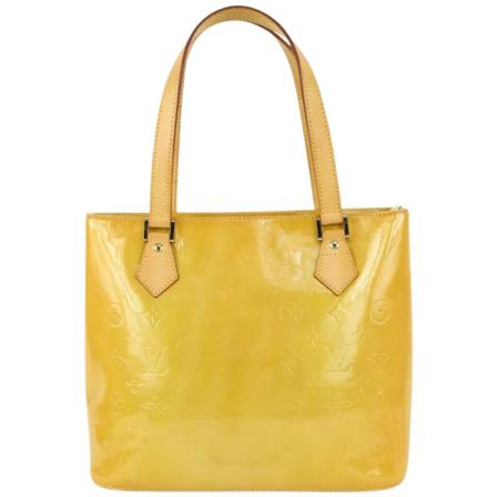 Louis Vuitton Vintage, Pre-owned Leather louis-vuitton-bags Geel, Dames, Maat:ONE Size