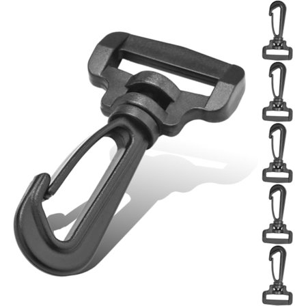 12 kpl Muovisia Kääntyviä Lukkoja Laukkuun, 1 Tuuman Pyörivä Lukko Laukun Hihnan Tarvikkeet Laukun Valmistukseen Nylon-nauhakoukku Repun Hihnan Klipsi