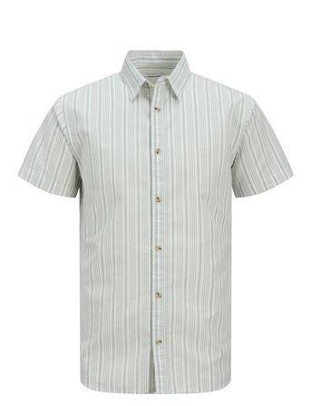 Jjjoshua Oxford Stripe Shirt S/S Green Jack & J S