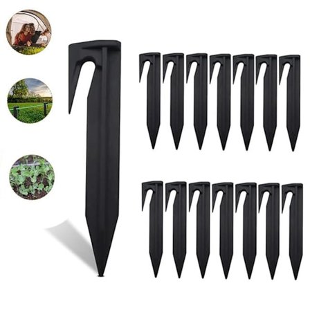 70-pakning universelle jordspyd, robotgressklipper, Bosch/Husqvarna/Worx-kompatible, dyregjerde