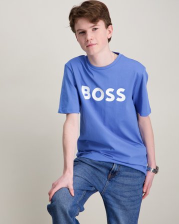 BOSS SHORT SLEEVES TEE-SHIRT Blau T-Shirts Jungen - Kids Brand Store