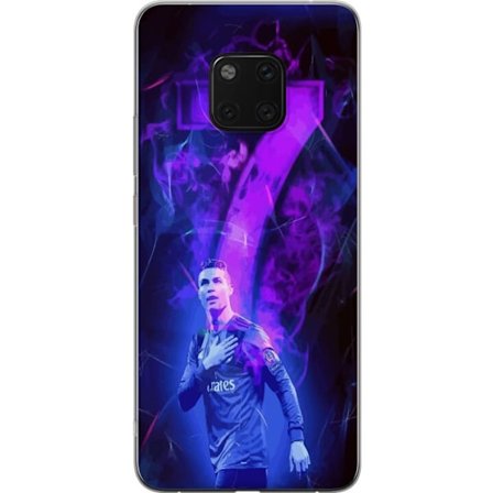 Yhteensopiva Puhelinkuori Huawei Huawei Mate 20 Pro Ronaldo 7 - Jalkapallolegenda Toiminnassa Fanien Puolesta