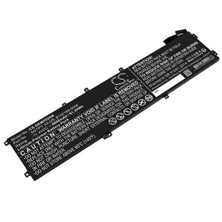 Batteri til bærbar PC for DELL XPS 15 9560, XPS 15 9560 i7-7700HQ og andre.