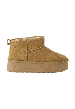 Carin Wester Fodrade ankelboots med hög sula Kängor & boots Dam Beige 39