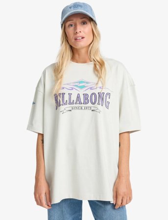 Billabong Wave Out Tee - Grey - XS