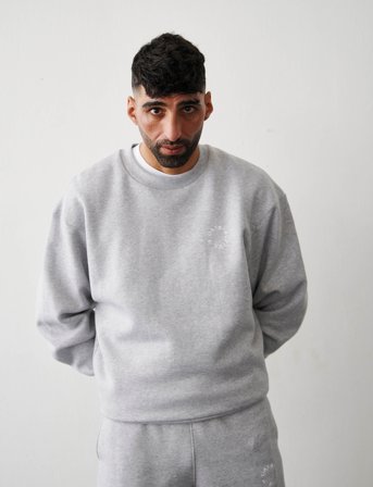 7 DAYS Active Organic Regular Crewneck - Grey - L