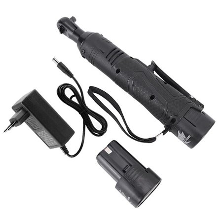 3 8 tommer 90 graders rettvinklet 18V elektrisk skralle-nøkkel litiumbatteri EU-plugg 220V