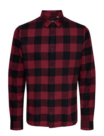 ONLY & SONS | Onsgudmund Ls Checked Shirt Noos | M