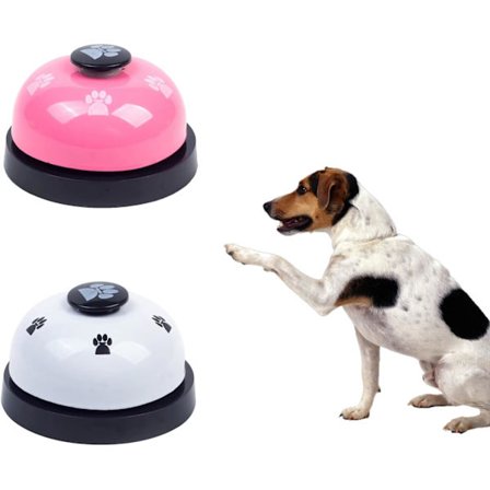 2 Pakke Hundeklokker Kjæledyr Treningsklokker, Puslespill Leker for Kjæledyr