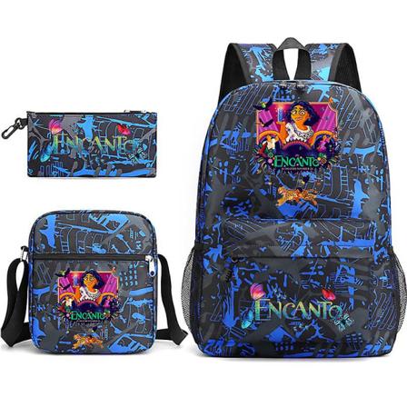 Encanto Mirabel Madrigals skulderveske +ryggsekk +penneveske Carnival Barnegave Only Backpack