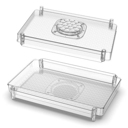 Kjøleskap Dreieskive Organizer Roterende oppbevaringsbrett 2 2