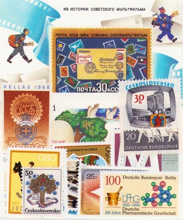 Logo/Symboler - Frimærkepakke - Postfrisk