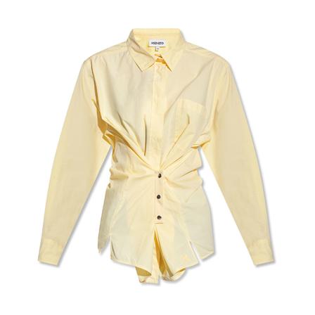 Kenzo Shirt with logo Gul, Dame Bluser