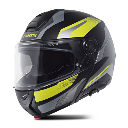 Modulaarinen kypärä Schuberth Concept Matta keltainen XS