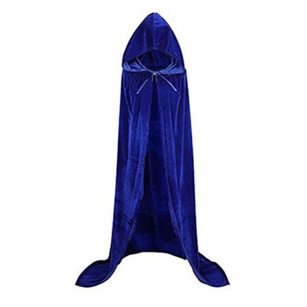 Velvet Cloak Cape Ghost Capes BLÅ