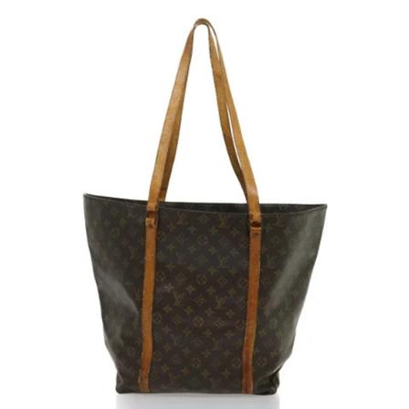 Louis Vuitton Vintage, Pre-owned Shopping Bag Bruin, Dames, Maat:ONE Size