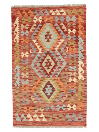 Tejida A Mano Kilim Afghan Old Style Alfombra 81X130 De Lana Pequeño