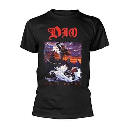 Dio Unisex Holy Diver T-shirt M Svart