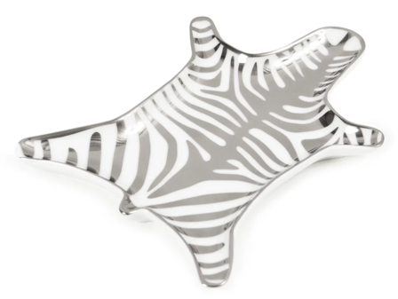 Jonathan Adler Zebra Fat Sølv 15x10