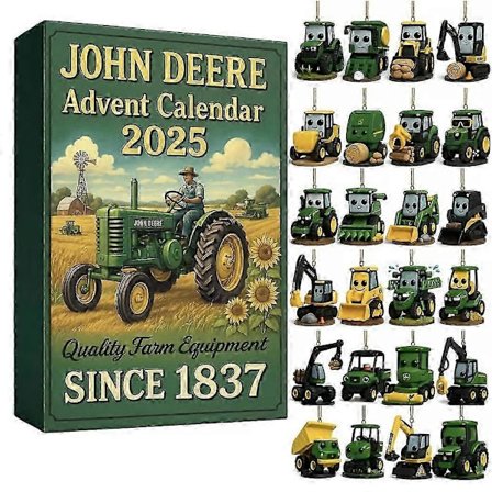 24 päivää *John Deere Joulukalenteri Laskentakalenterilaatikko