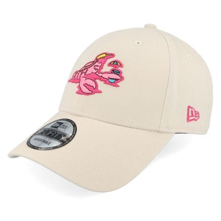 New Era - Grå adjustable Keps - Cocktail Crab 9FORTY Stone Adjustable @ Hatstore