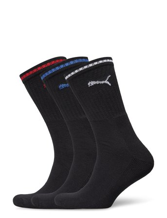 PUMA Puma Unisex Striped Crew Sock 3P - Black - 43-46