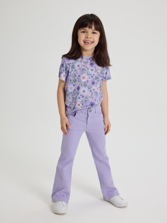 Polarn O. Pyret - Flared jeans - 122 - Childrenswear - purple