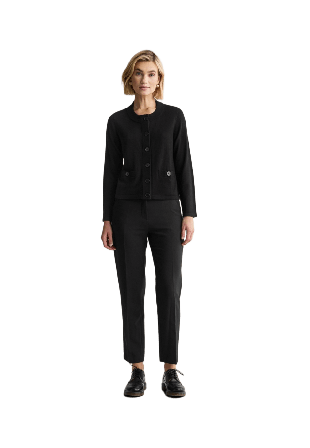 Newhouse Merinoullscardigan Sarah Tröjor Dam Svart S