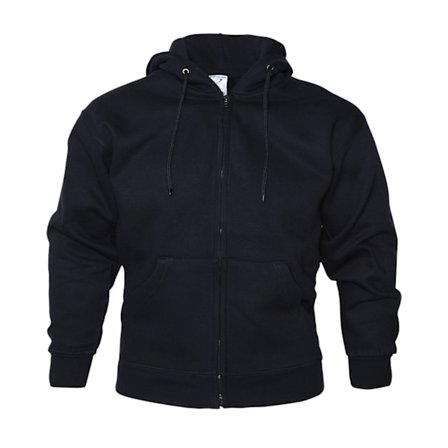Absolute Apparel Herr Zip Through Hoodie 3XL Marinblå