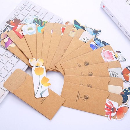 Butterfly Bokmerke Blomster Marker Meldingskort Bokmerke