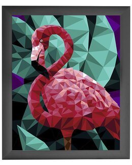 Paint by numbers Flamingo - WizardiArt
