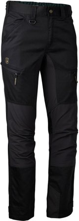 Deerhunter Rogaland Stretch Trousers joustavat ulkoiluhousut, musta
